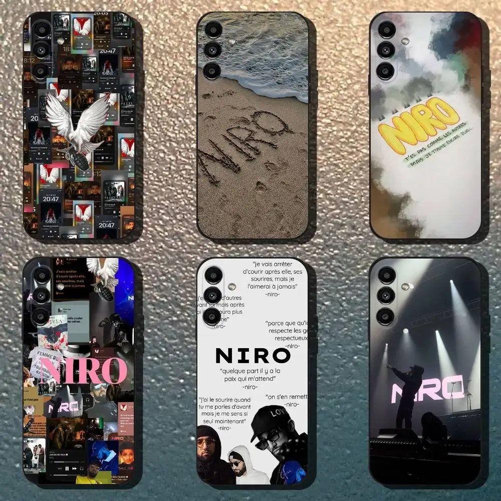 

N-NIRO OX7 Phone Case For Samsung Galaxy A13,A21s,A22,A31,A32,A52,A53,A71,A80,Soft Black Shell