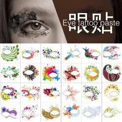 24 Autocollants de Tatouage pour les Yeux, Imperméables, Variété, Ombre à Paupières, Mode Exquise