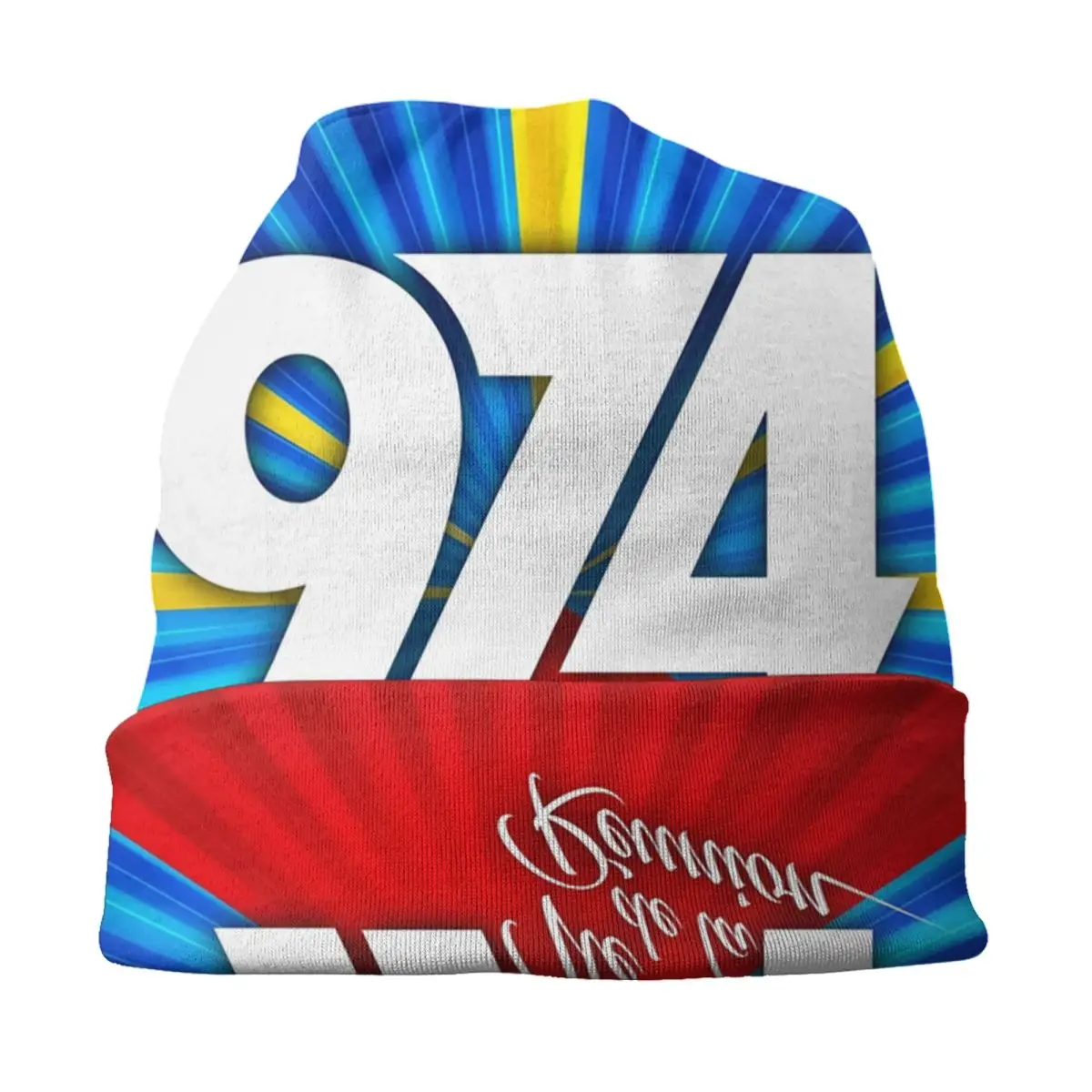 974 Reunion Island Signature 7 Maveli R Skullies Beanies Caps Cool Winter Warm Women Men Knit Hat Adult Unisex Bonnet Hats