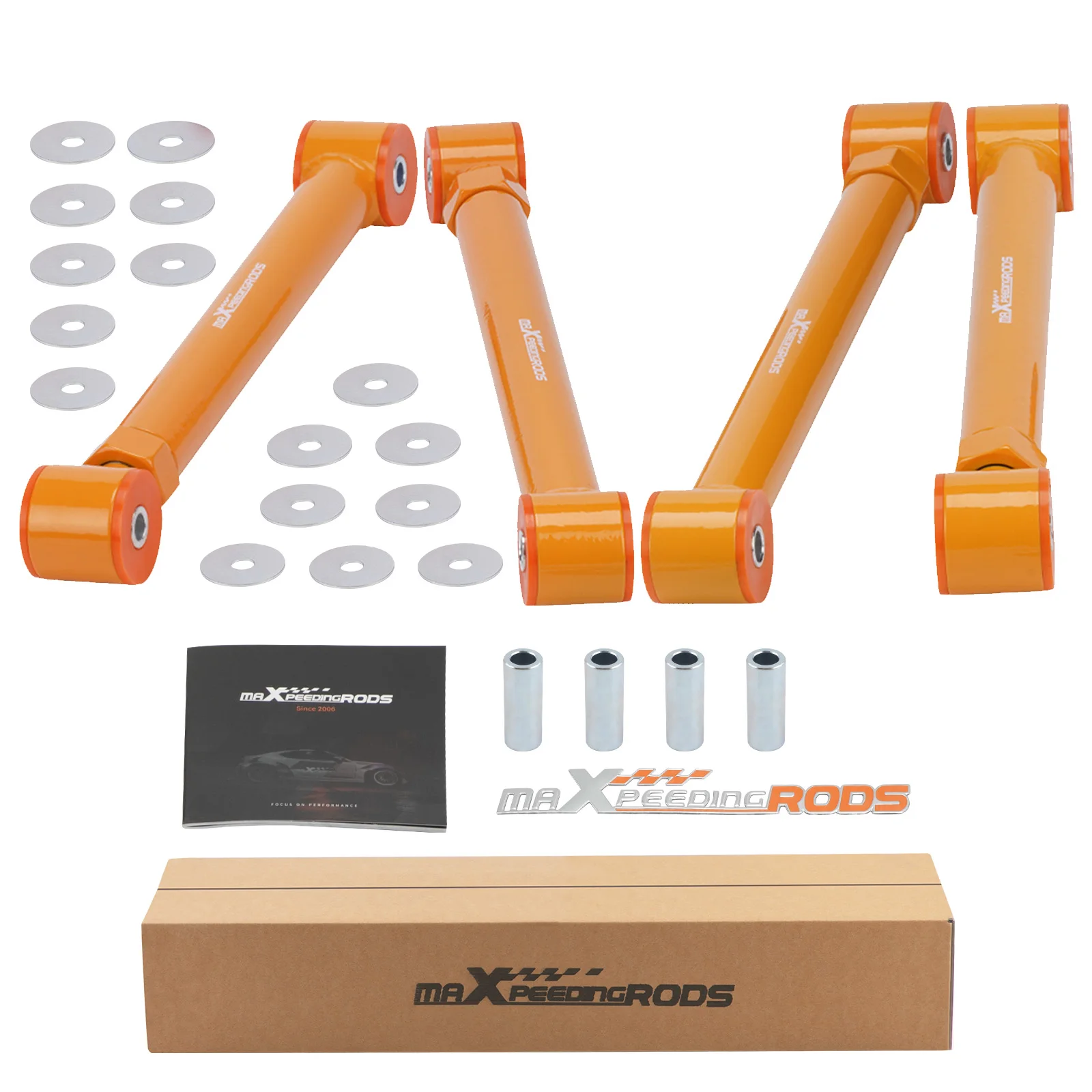 

Adjustable Set of Four Front Control Arms Kits 0-6" Lift for Ram 1994-2009 3500