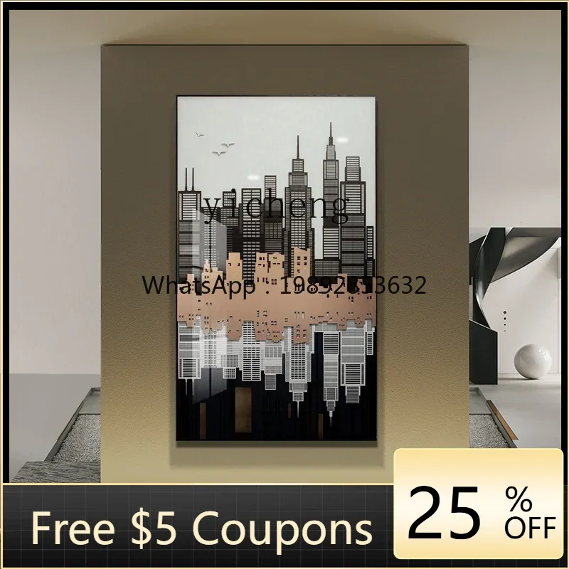 

AA Modern Household Entrance Painting Light Luxury Corridor Restaurant Paintings Mural