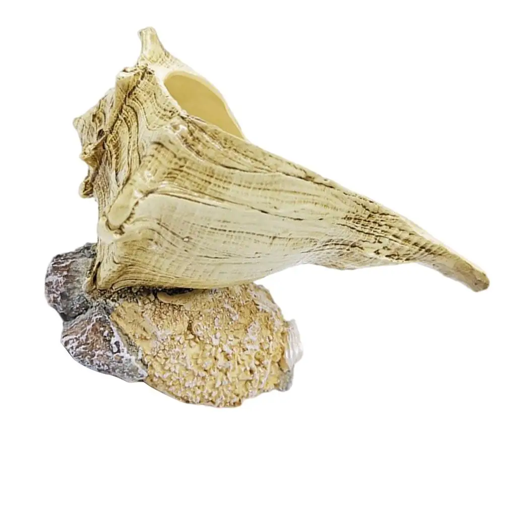 

Avalokitesvara Flower Pot Large Resin Planter Indoor Succulents Vintage Conch Shaped Realistic Lifelike Garden Decoration Plant