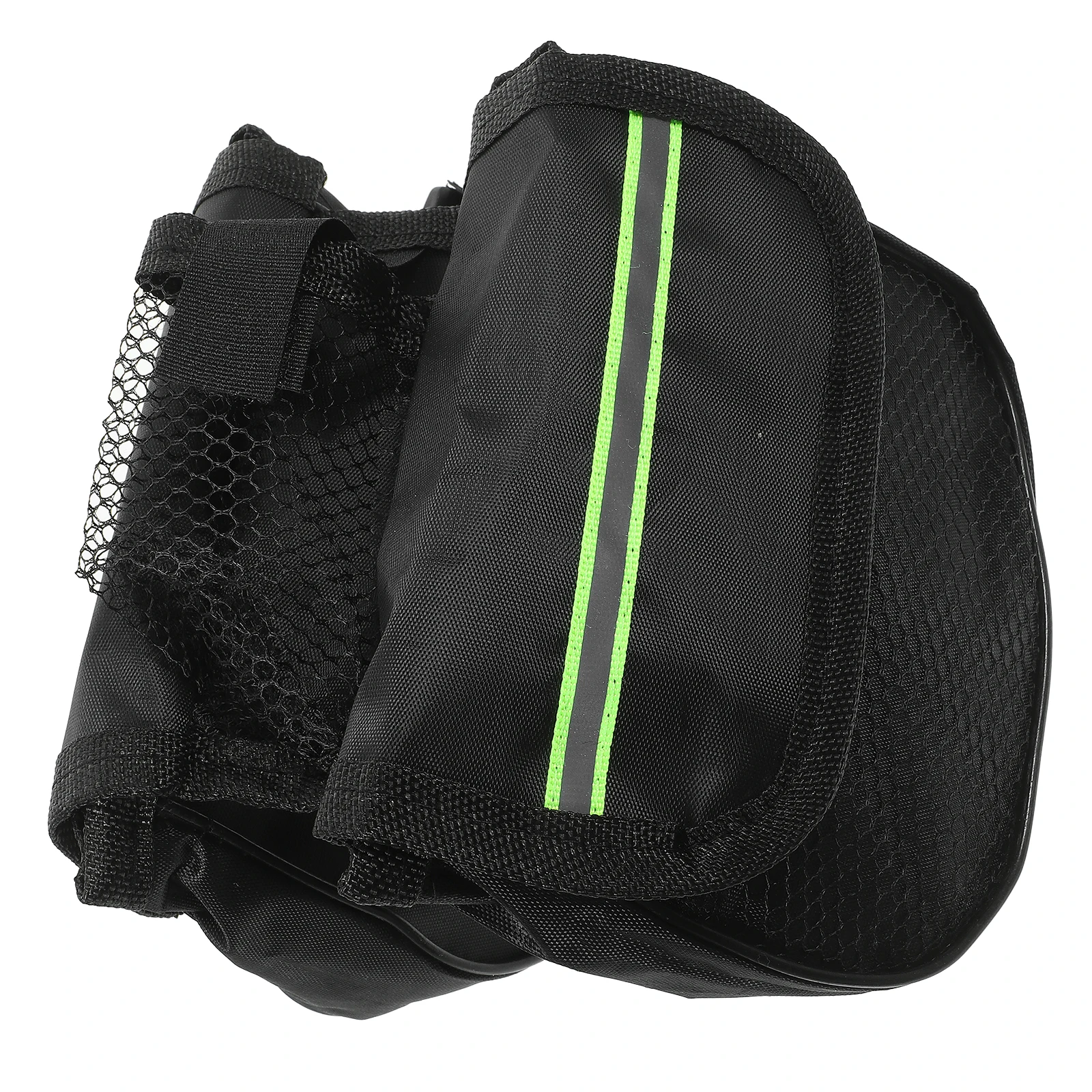 

Bike Handlebar Bag Cycling Rear Seat Bicycle Bags for Handlebars Top Tube Black Road Reflective Strips Durable Storage