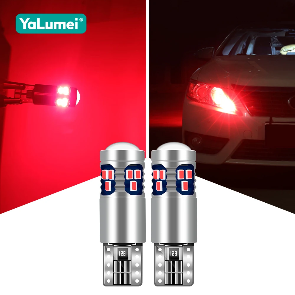 For Volvo V50 S60 S40 S80 V70 XC70 XC60 XC90 2pcs W5W T10 LED Bulbs Car Parking Position Lights Clearance Lamps Accessories