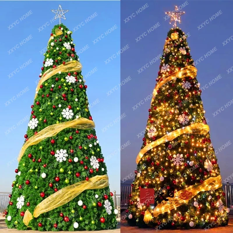 Outdoor large frame Christmas tree decoration 4 5 6 7 8 shopping mall hotel scene reputation