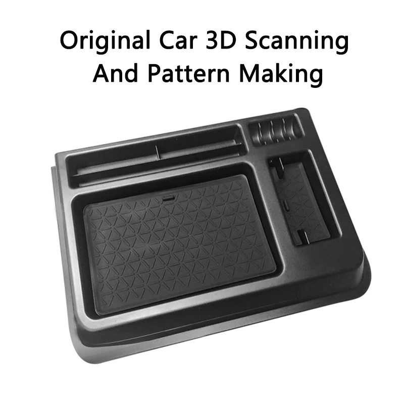 QHCP صندوق تخزين لوحة قيادة السيارة صينية أدوات ABS وحدة التحكم المركزية المنظم البليت يناسب تويوتا هايلاندر كراون كلوغر 22-25