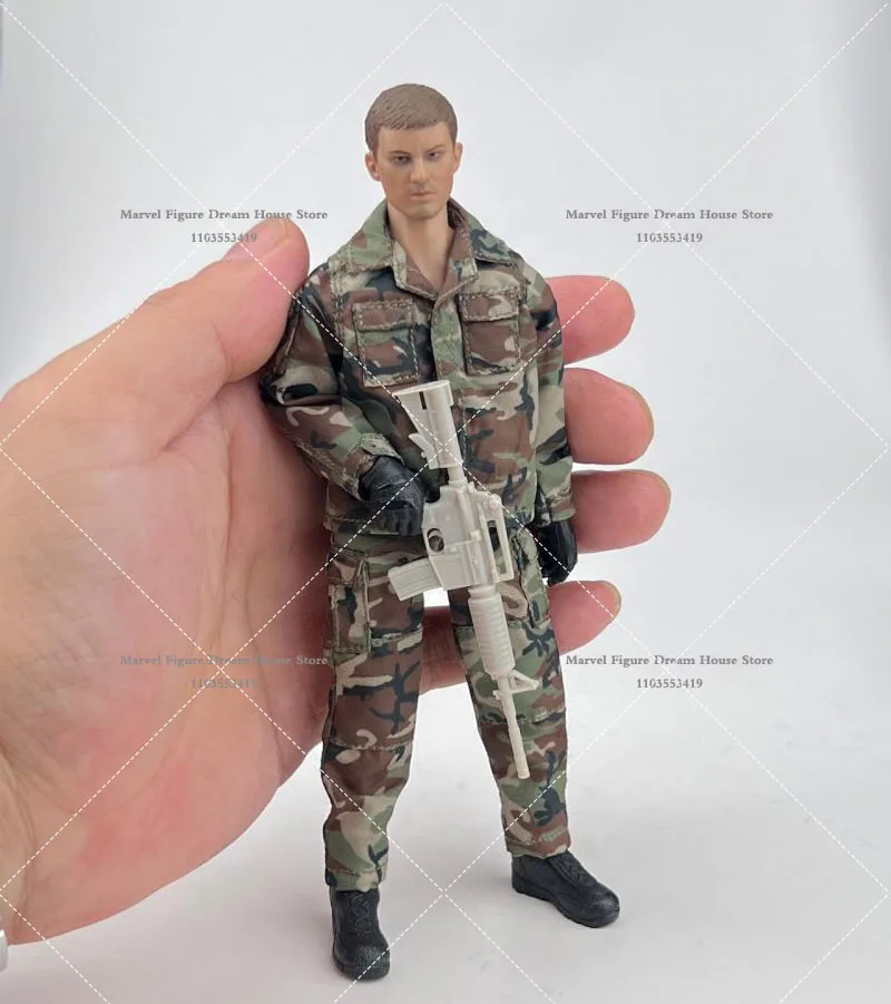 CCN1214 CCN1216 1/12 Scale Splicing Type Jungle Camfoulage Tactical Combat Uniform Pocket Military for 6Inch Action Figure