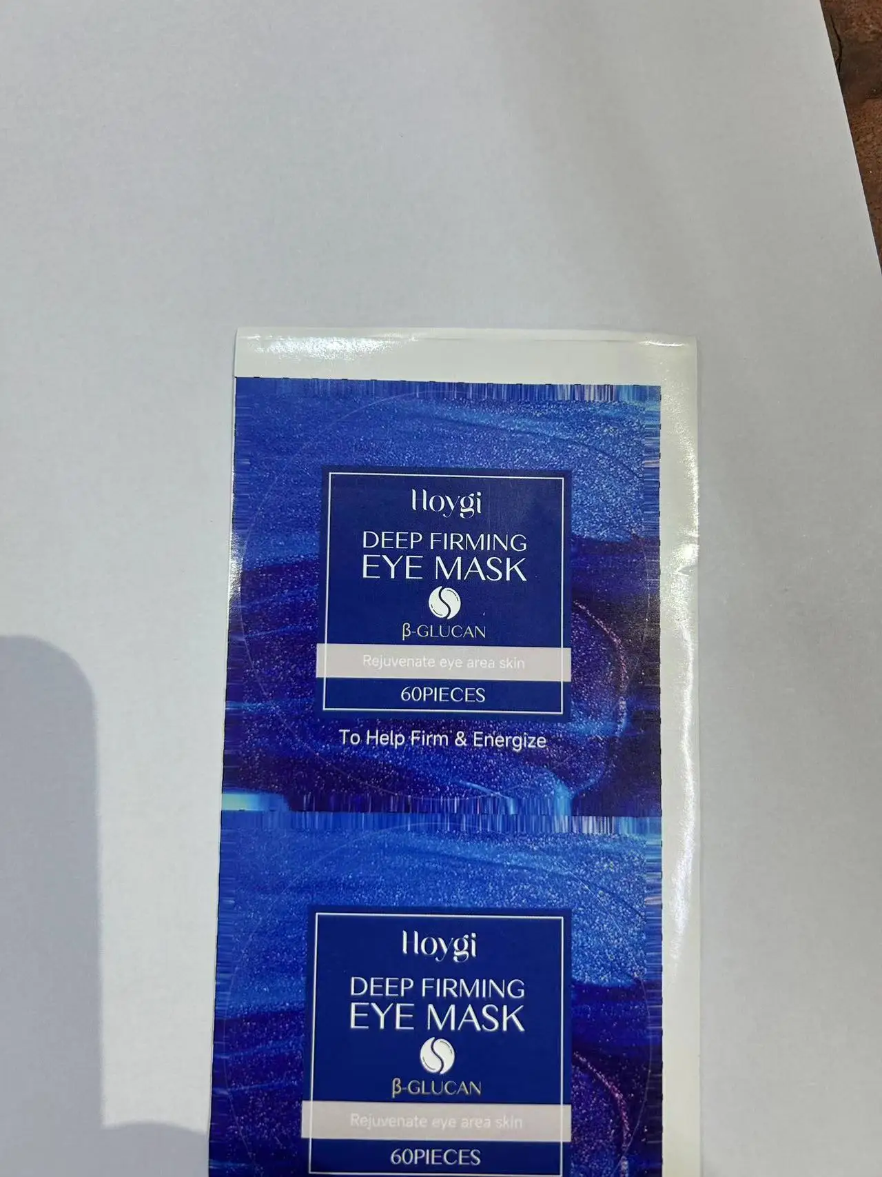 Mascarilla para ojos 60 parches - Iloygi Parches reafirmantes profundos debajo de los ojos, antienvejecimiento, reducción de arrugas, alivio del hinchazón