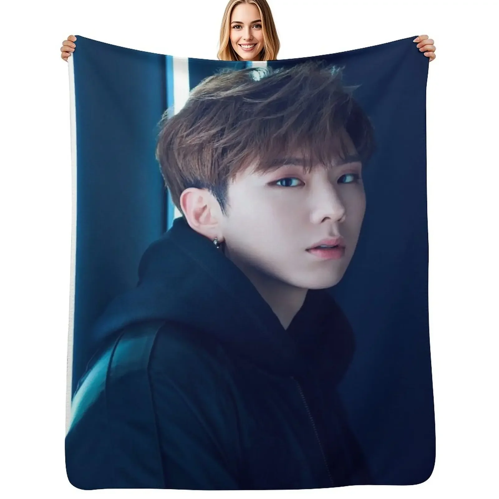 

Kihyun Throw Blanket Bed covers warm winter Warm halloween Blanket