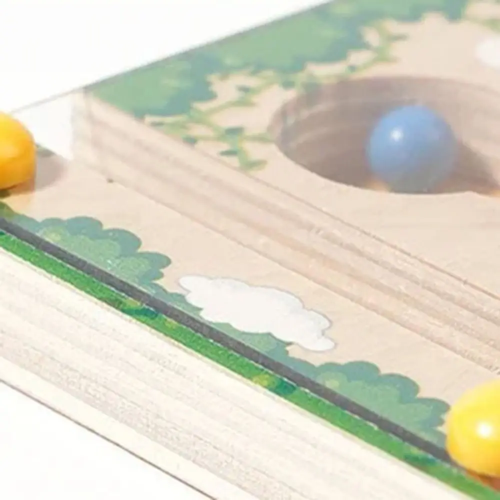 Wood Wooden Positioning Game Magnetic Colorful ’s Concentration Training Educational Funny Number Writing Magnetic Maze