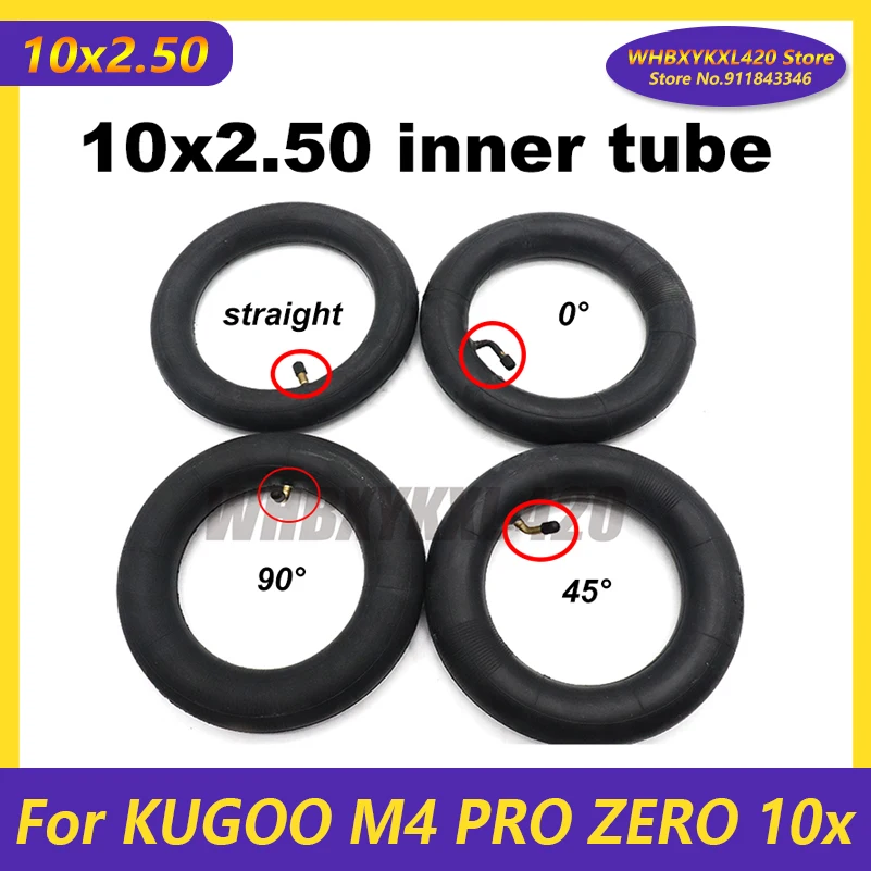 10 Inch Electric Scooter inner tube 10X2.50 10x2.5 255x80  Tire for KUGOO M4 PRO Zero 10x    Accessories