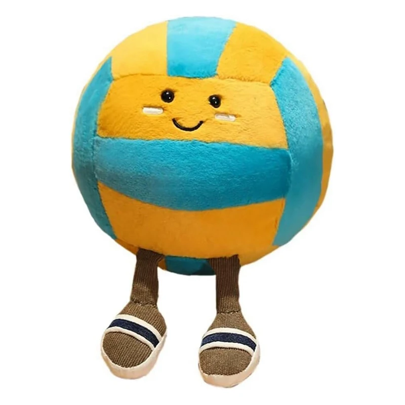 Linda almohada de voleibol, muñeca, almohada deportiva suave, divertido Voleibol de felpa, regalo, decoración de la habitación