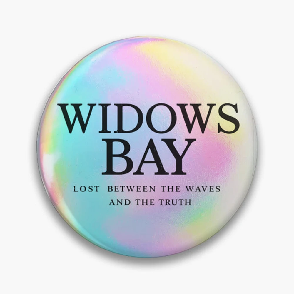 Widows Bay – Lost Between The Waves And The Truth Pin Holographic Star Heart Pin Brooches Laminated Button Fashion Accessory