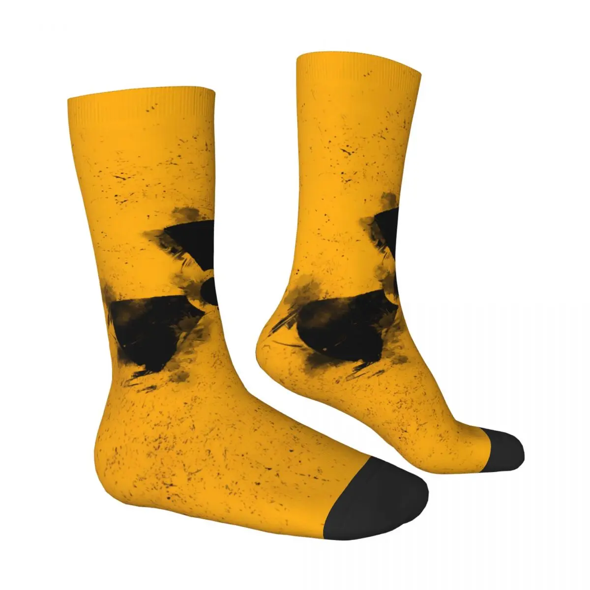 Warning Sock Printed Man Polyester