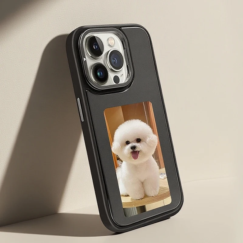 

NFC E-Ink Screen Phone Case for iPhone 15 14 13 Pro Max Wireless Transmission 3.7Inch Screen Phone Case Accessories