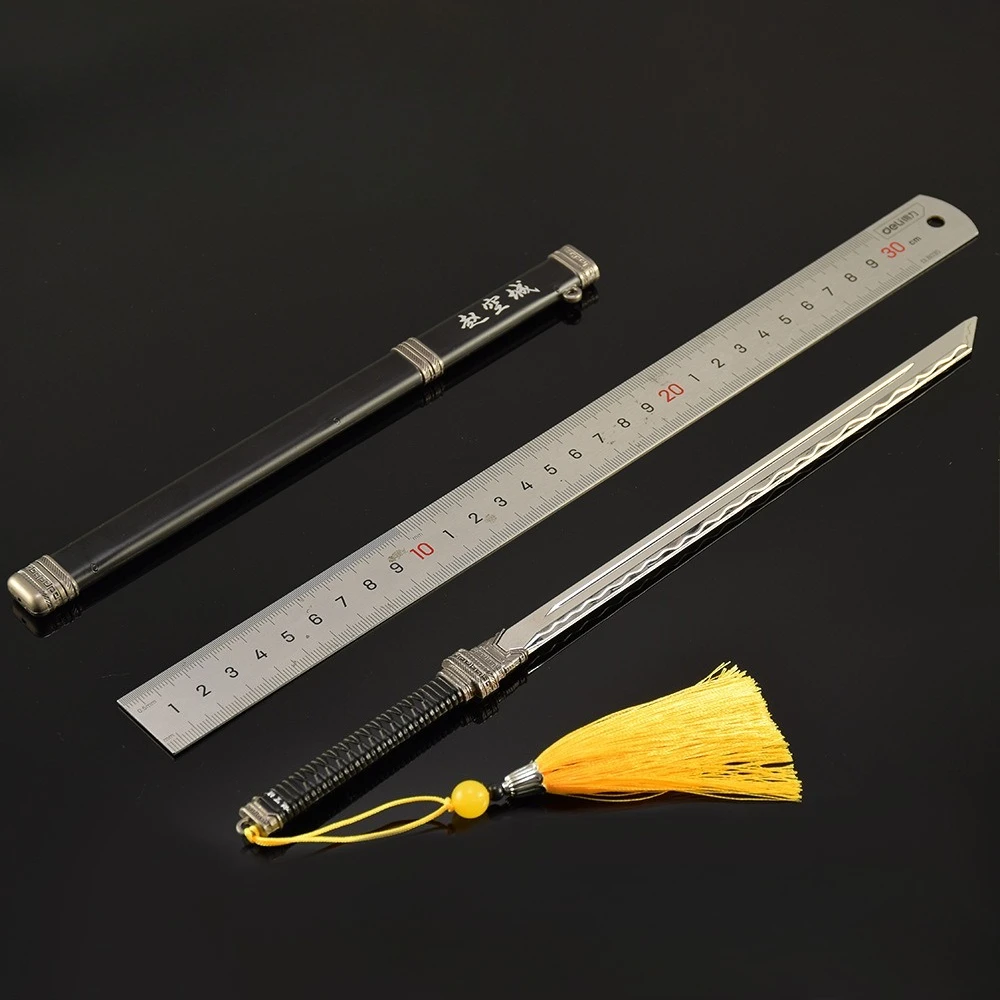 슬래시 신 30cm/11.8in 훈련 검 무기 모델 Katana 애니메이션 주변기기 남자 친구 선물 파티 용품 Collectible Desk Toys