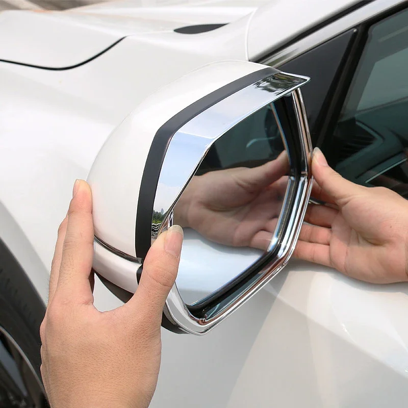 For Honda CRV CR-V 2017 2018 2019 2020 2021 2022 Hybrid ABS Car Rearview Side Mirror Rainproof Shell Cover Eyebrow Trim view 3