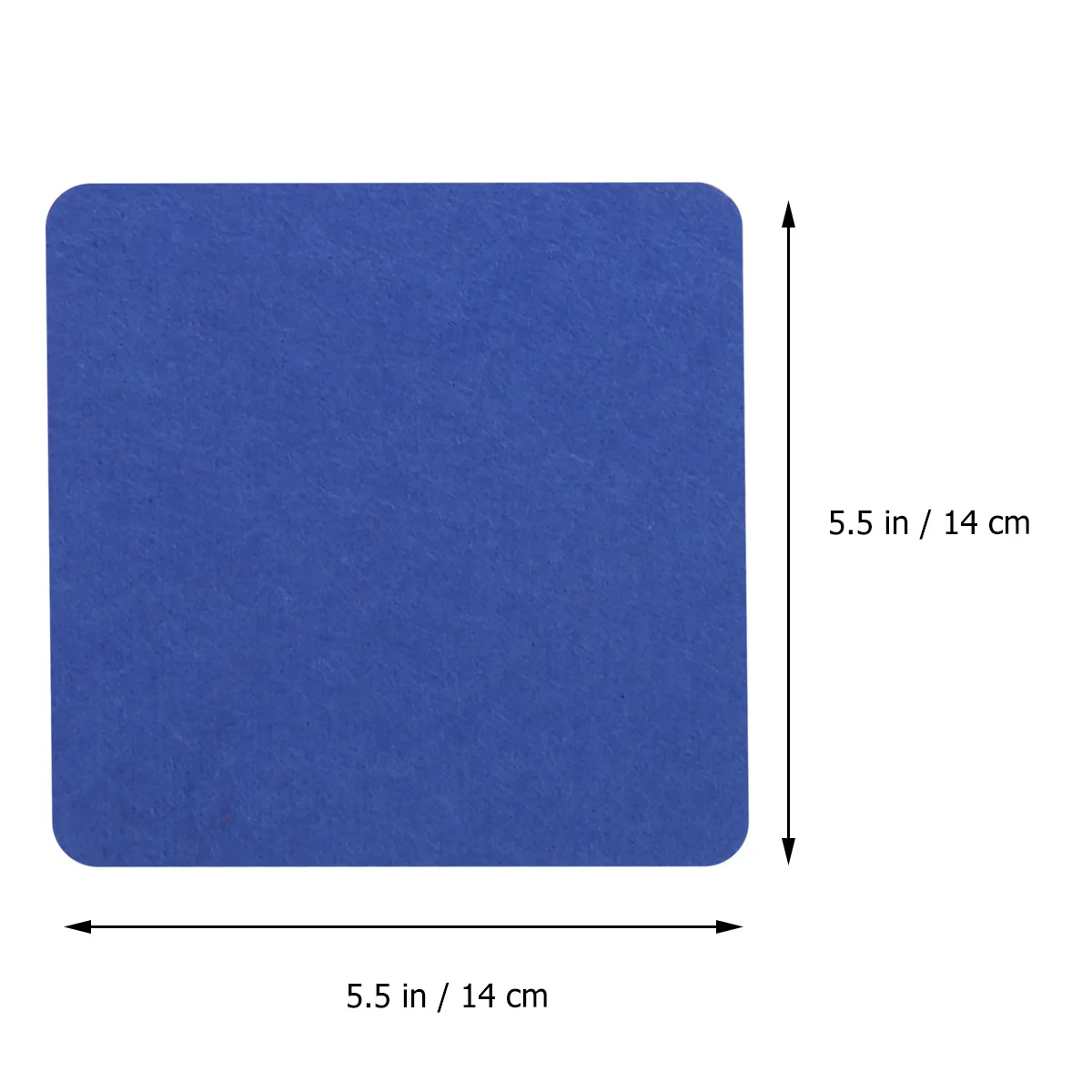 

8 Pcs Square EVA Board Sofa Background Wall Decor Self-adhesive Stickers Felt Creative Memo Wooden Decorative