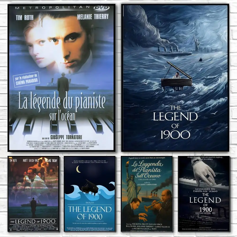 T-The Legend of 1900 Poster Poster High Quality Wall Art for Home Office Bedroom Living Room Perfect