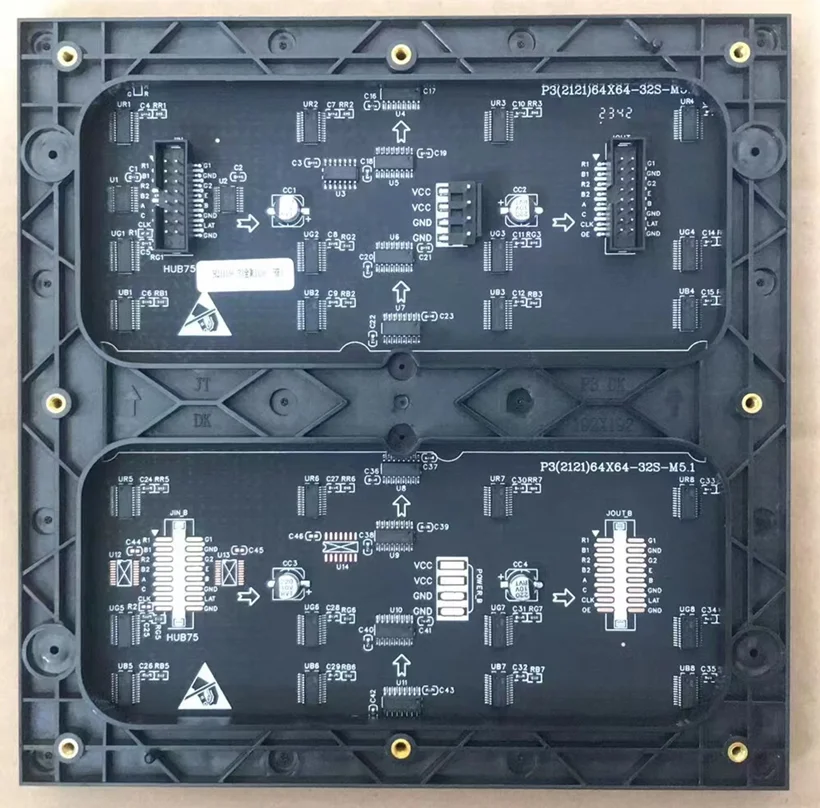 P3 실내 SMD LED 디스플레이 모듈, 192x192mm, 1/32 스캔 모듈 해상도 64x64, 무료 배송