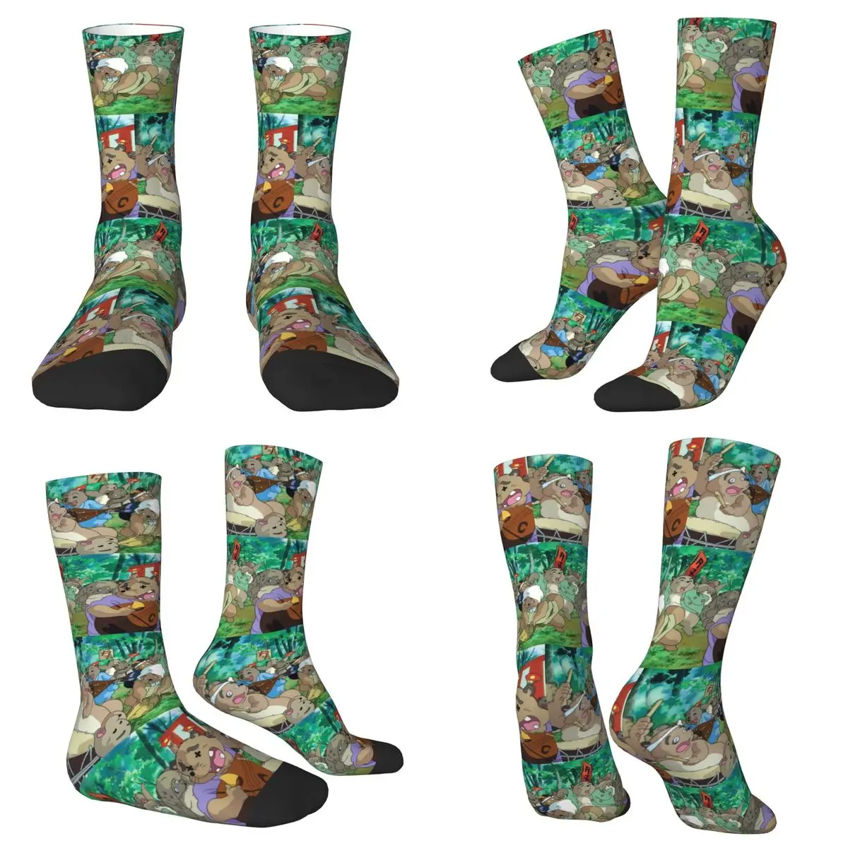 

Tenuki Tanuki Socks Harajuku High Quality Stockings All Season Long Socks Accessories for Unisex Birthday Present