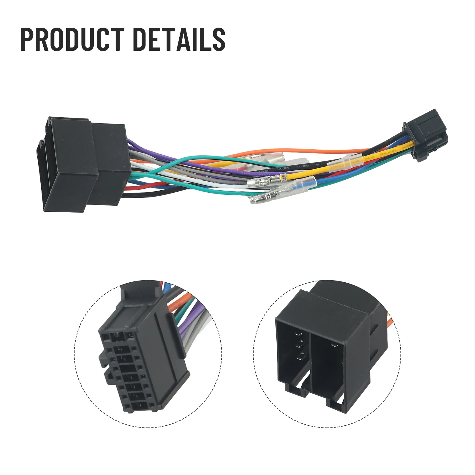 Brand New High Quality Replacement Useful Stereo Radio Connector ISO 16 Pin 185mm Long 24*11mm For Pioneer 2003-On