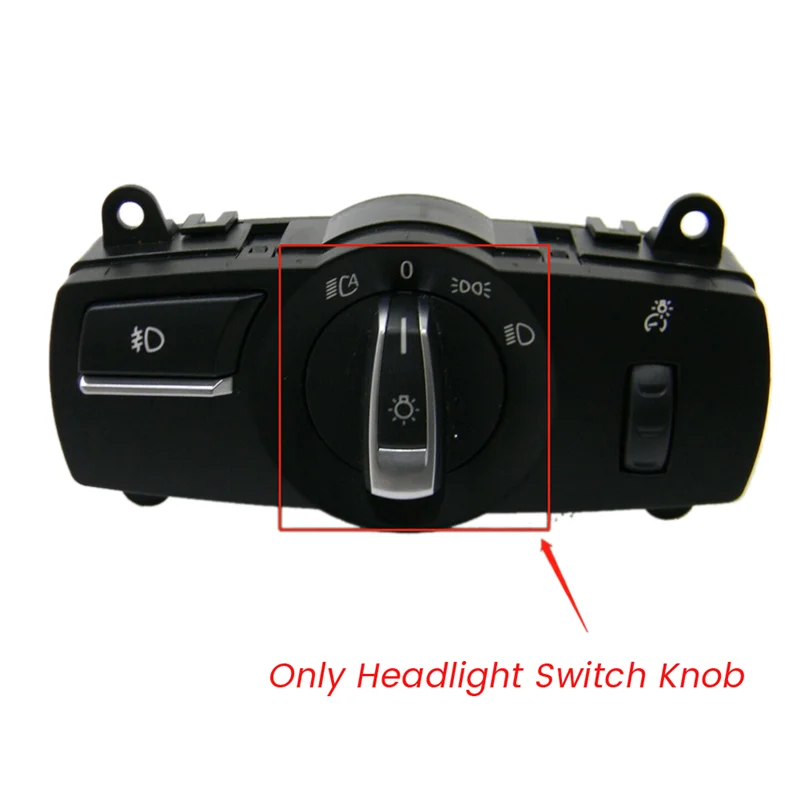 Car Headlight Control Switch Knob 61316803962 for BMW F01 F02 F07 F10 F06 F12 F13 F25 Head Light Lamp Operation Lighting