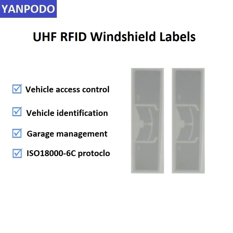 Imagem -02 - Yanpode-uhf Etiqueta em Branco Inteligente Adesivo Rfid 9622 Adesivo Adesivo Longa Distância de Leitura 10cm a 15m Gestão de Armazém