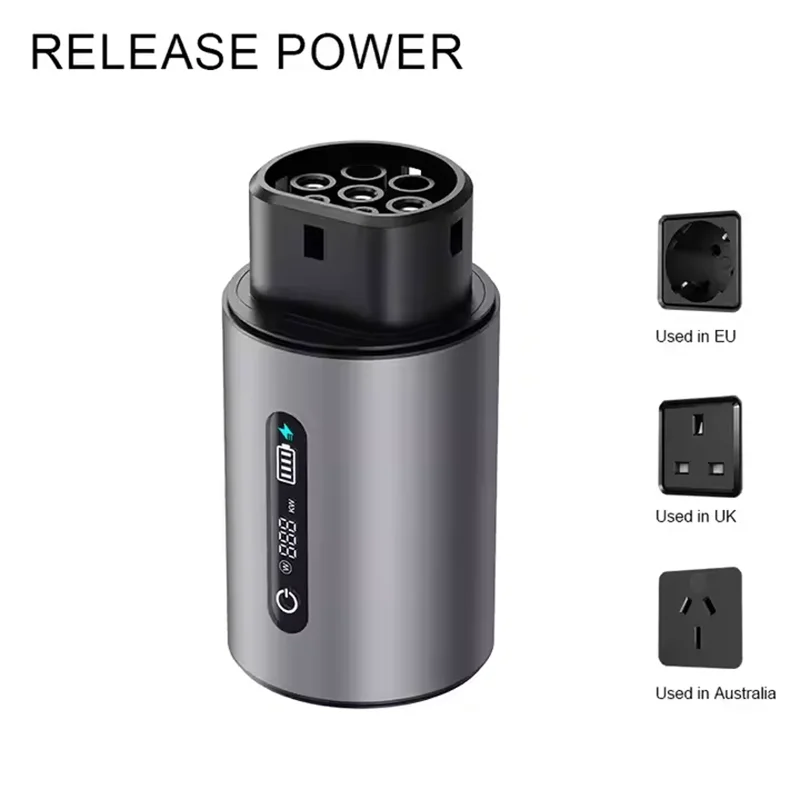 

Кабель-переходник V2L (тип 2) для BYD/MG/Hyundai/Kia — розетки ЕС/Австралии/Великобритании, идеально подходит для наружного питания (в требуется V2L)