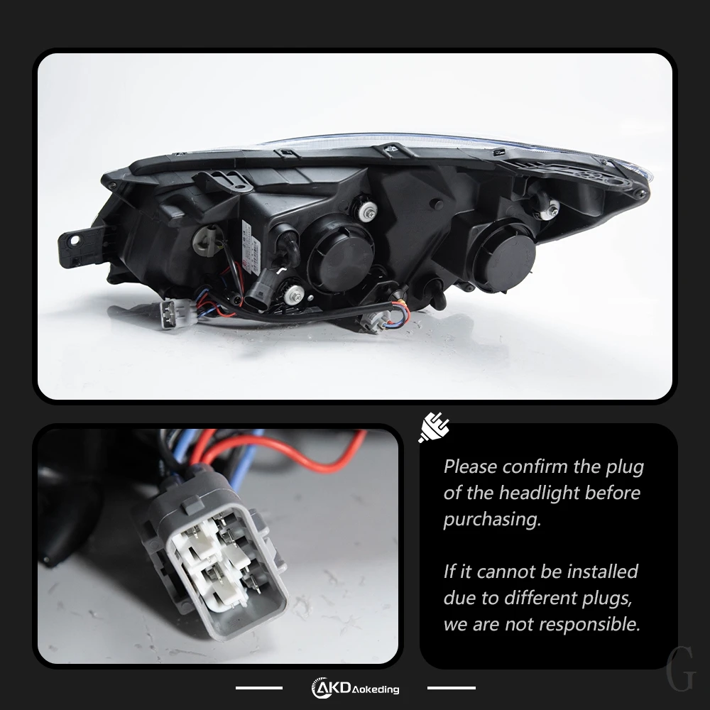 تصفيف السيارة المصابيح الأمامية لسوبارو XV LED المصباح 2012-2017 LED رئيس مصباح DRL إشارة العارض عدسة السيارات #4