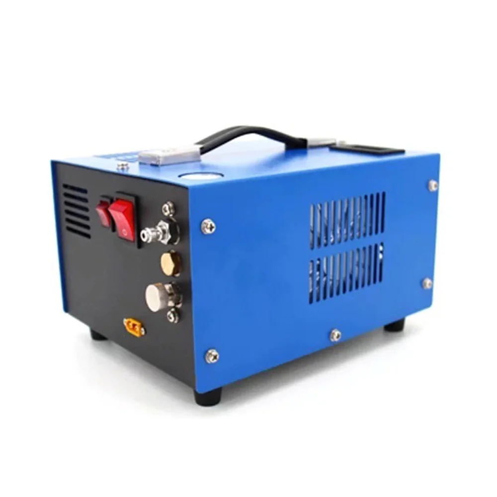 4500Psi 30Mbar Portable PCP Air Compressor Pump 12VDC/110V/220V Power Oil/Water-Free High Pressure Diving Bottle Pump