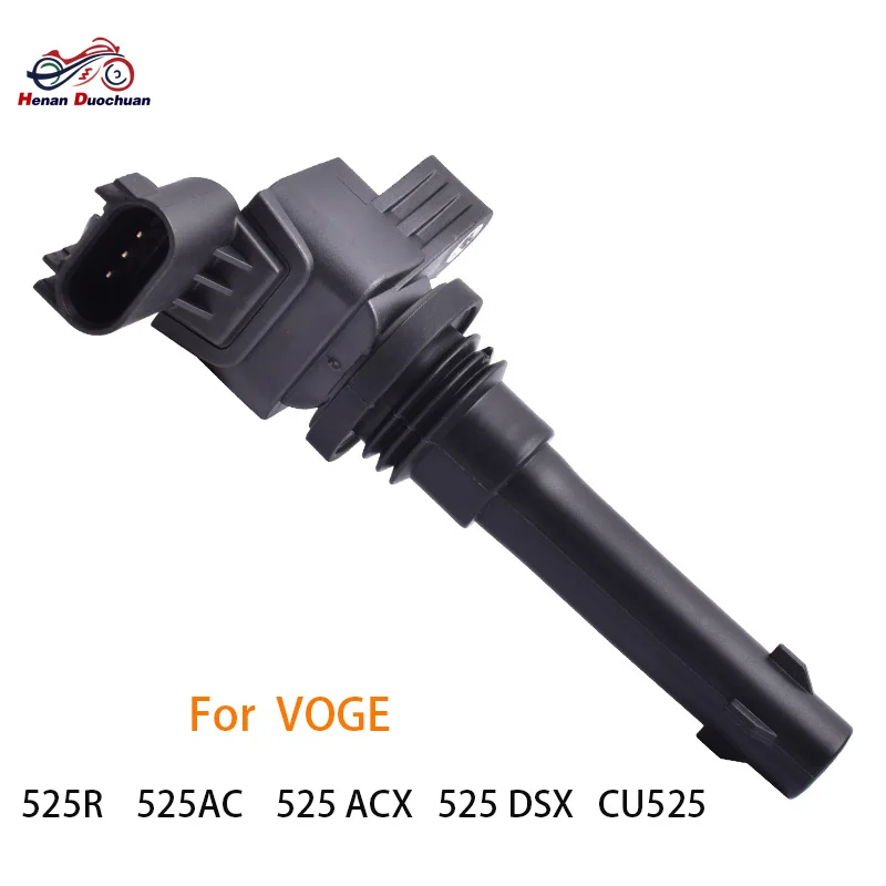For LONCIN VOGE 525R 525AC 525ACX 525DSX CU525 Motorcycle Spark Plug High Pressure Cap Ignition Coil F01R00A209