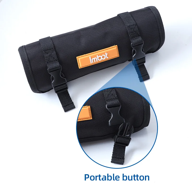 حقيبة لف الأدوات من النايلون المتين المقاوم للماء لتنظيم الأدوات مع حقيبة أدوات بزر محمول لقم الثقب