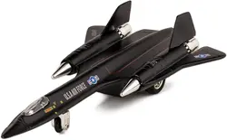 US Air Force SR-71 Blackbird Reconnaissance Airplane Alloy Model SR71 1:144 Scale Diecast Metal Model