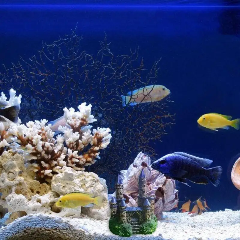 Q9QA Aquarium الحرف اليدوية الحرف الحرف الديكور مستلزمات المناظر الطبيعية السمك