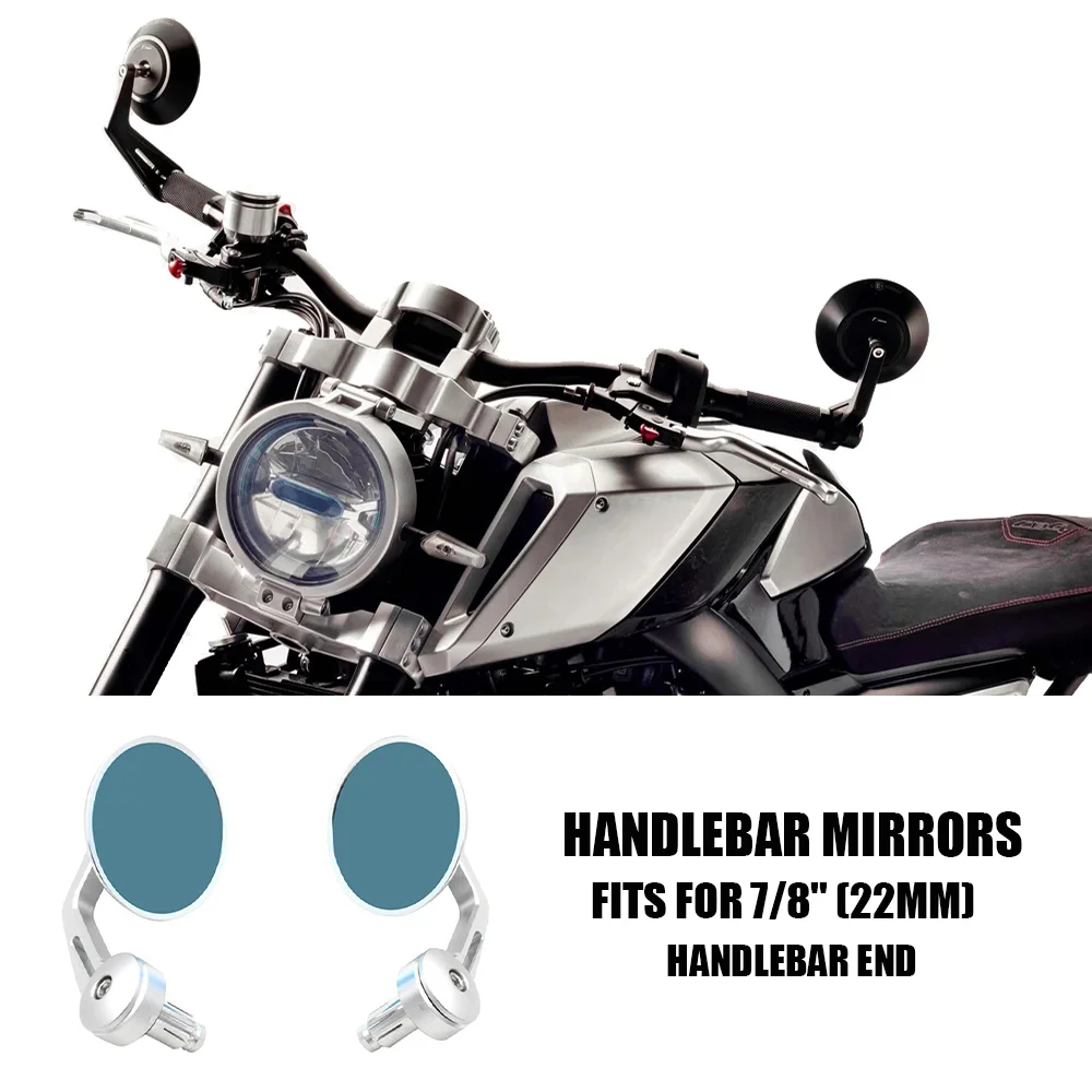 

R1200GS Accessories For MT07 MT09 MT10 R1 R3 TMAX530 VTX1300 VTX1800 Motorcycle Universal HandleBar Mirrors