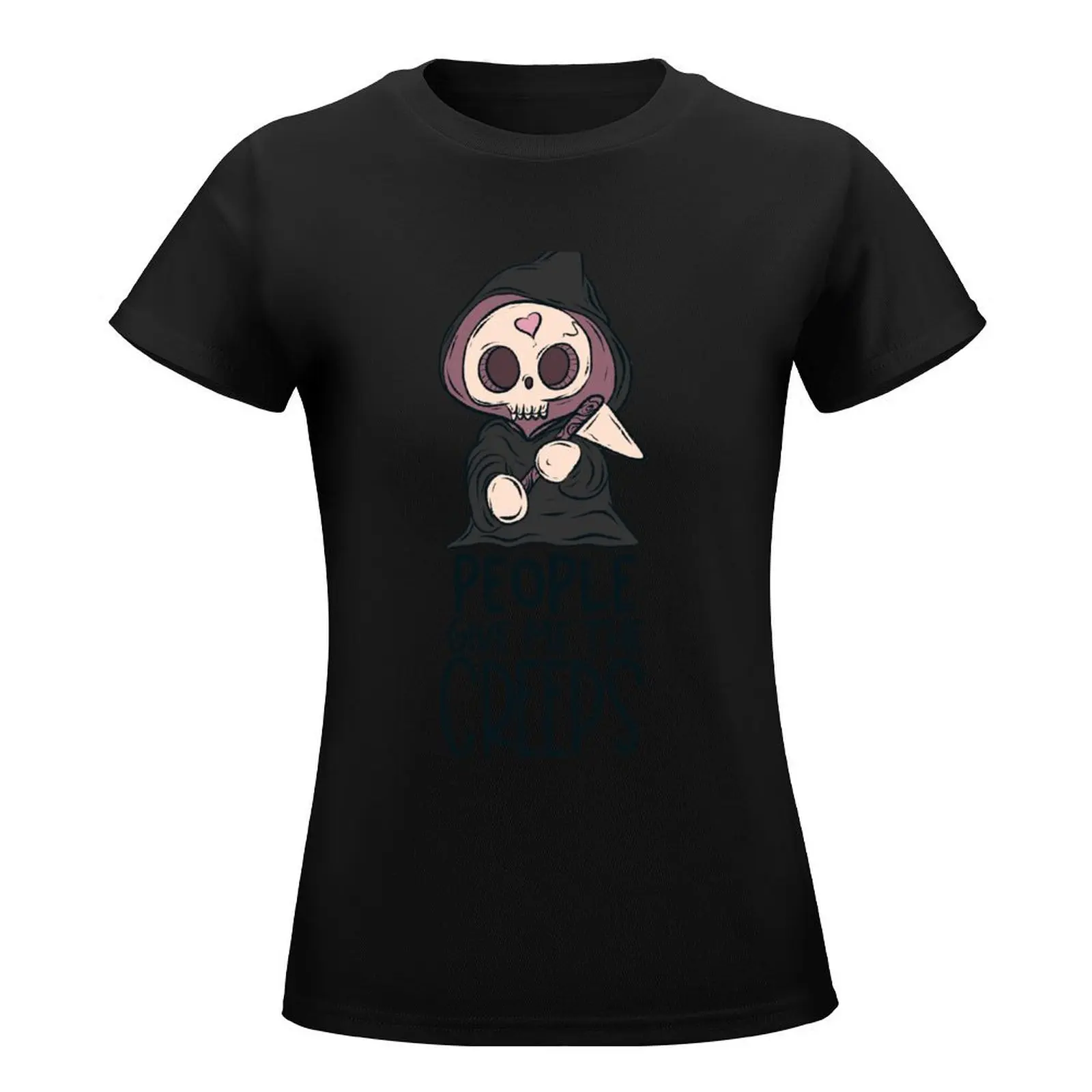 People give me the creeps T-Shirt customizeds customs t shirts for Womens