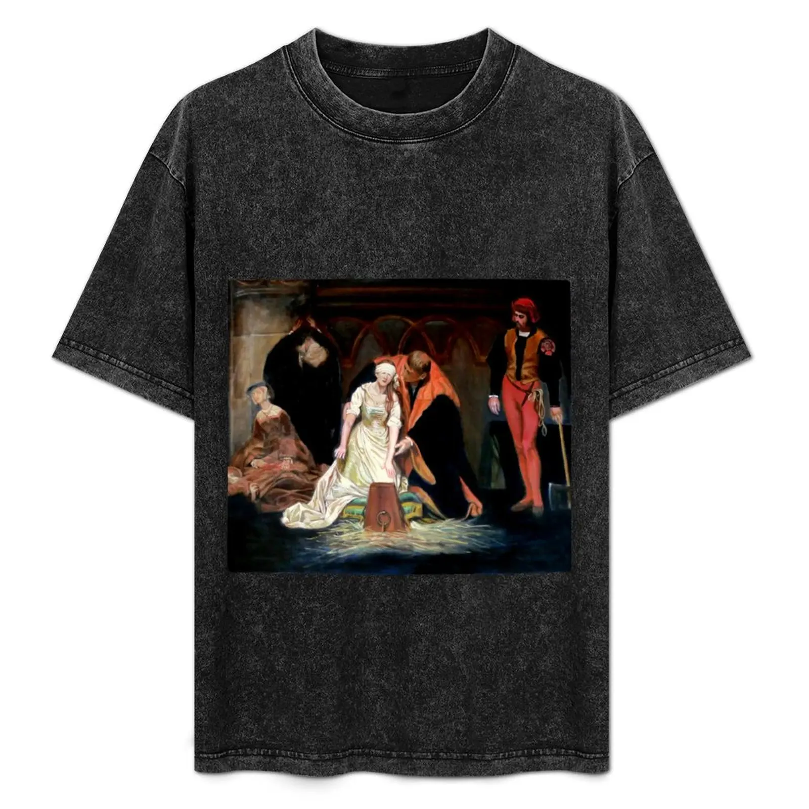 

The Execution of Lady Jane Grey after Hippolyte Paul Delaroche T-Shirt High Elasticity Sports Tee Shirt