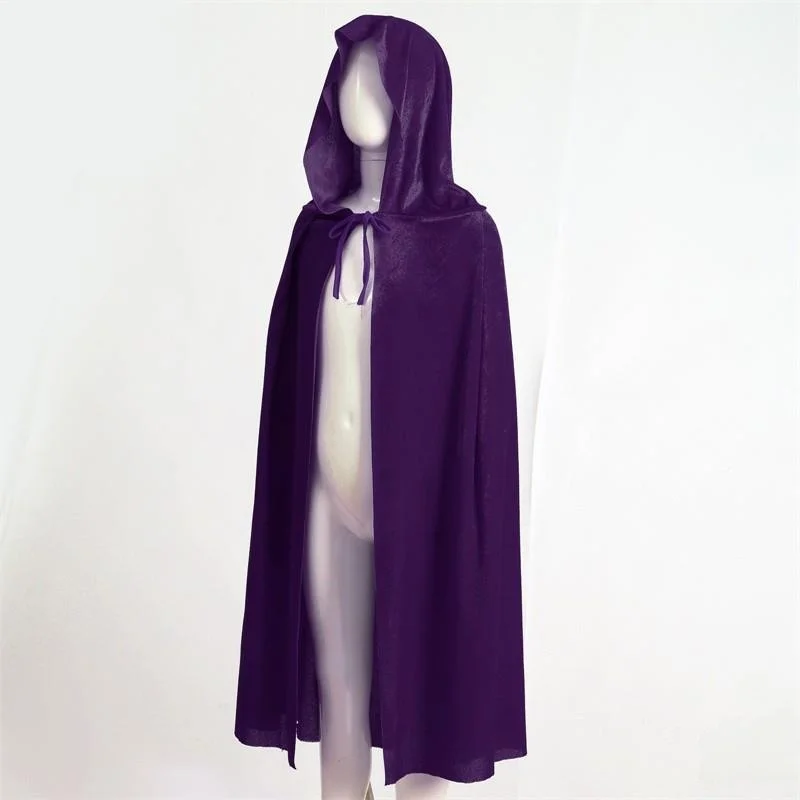 

New Vintage Unisex Velvet Halloween Coat Role-playing Outerwear Stage Performance Costume Men's Women's Ethnic Tunic Top