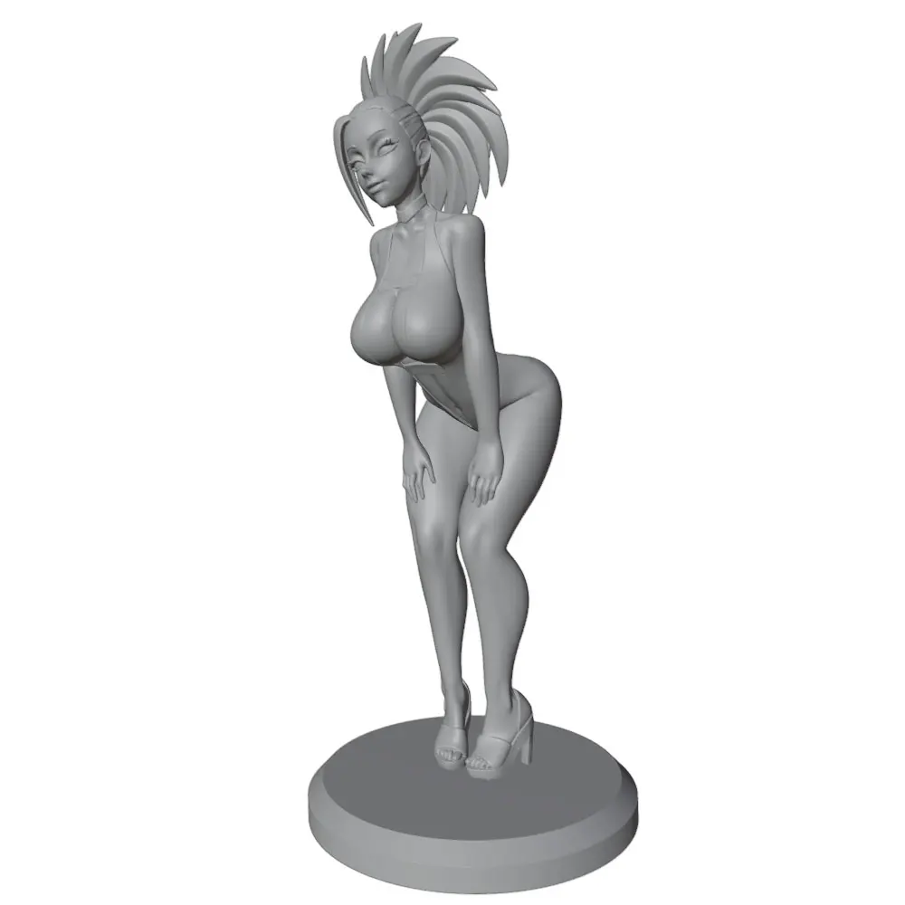 1/24 Anime Character Statue GK Miniature 3D Printed Gray Model Figurine DIY Doll Model Unassembled And Unpainted