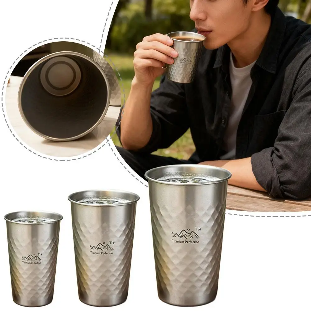 

Однослойная сотовая чашка для холодной воды из нержавеющей стали 304, легкая, гладкая, универсальная, бытовая чашка, экологически чистая