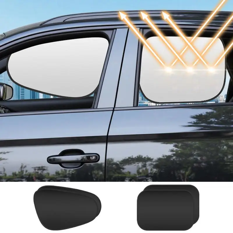 

Car Window Shades 1 Pair Car Side Window Sunshades Privacy Protector Driving Comfort Use Static Cling Stickers For Minivan Sedan