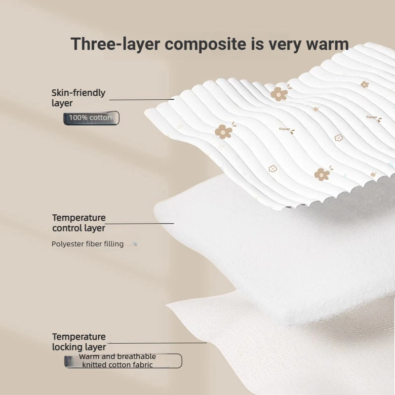 Image 4: 70x150CM bébé matelas matelas à langer pur coton épissage drap de lit housse de matelas nouveau-né quatre saisons drap de lit couverture