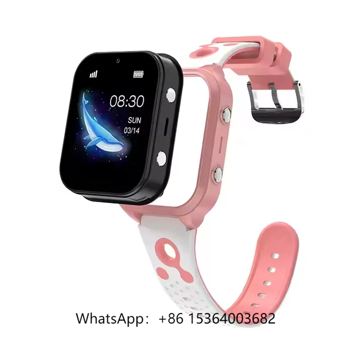 

LT56e Kids Smart Watch with 4G SIM Card Video SOS Emergency Call & Remote Control IP67 Waterproof Silica Gel Band