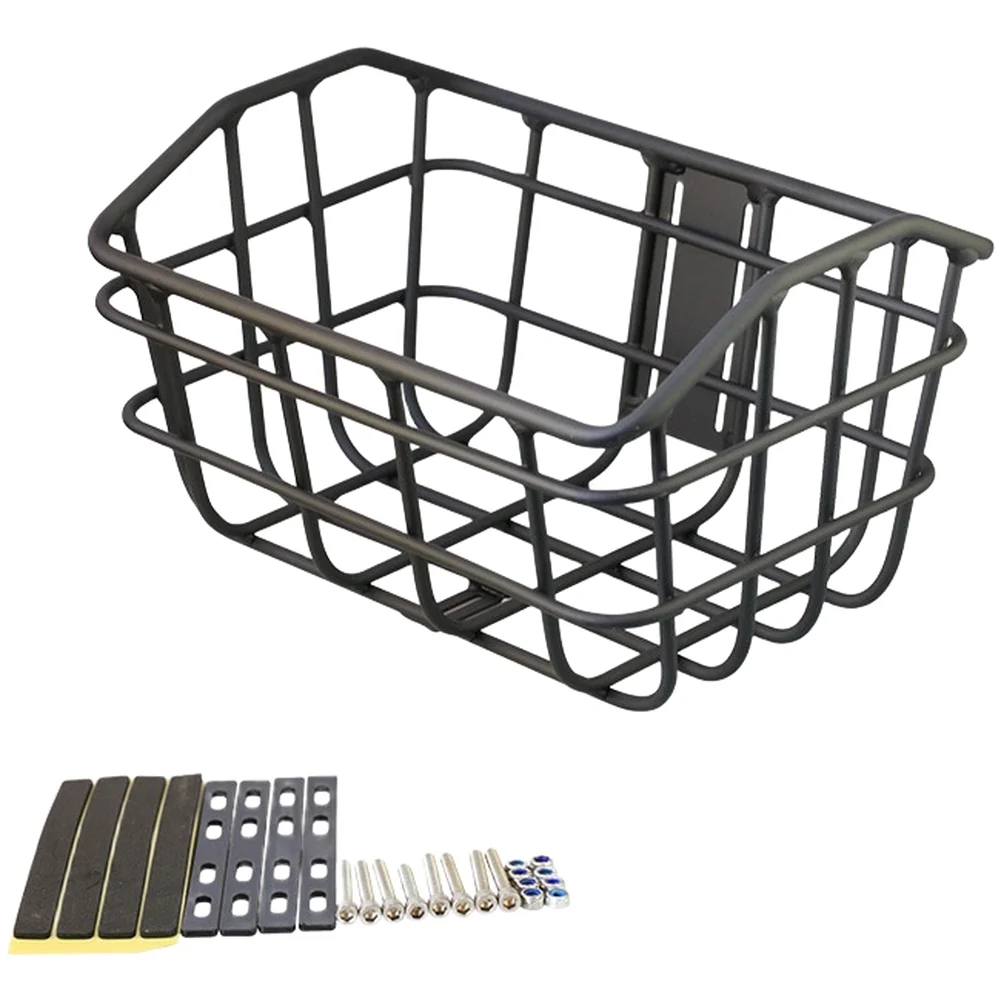Aluminum Alloy Front Basket for City Bikes with Spacious Interior Dimensions Suitable for Multiple Carry Needs