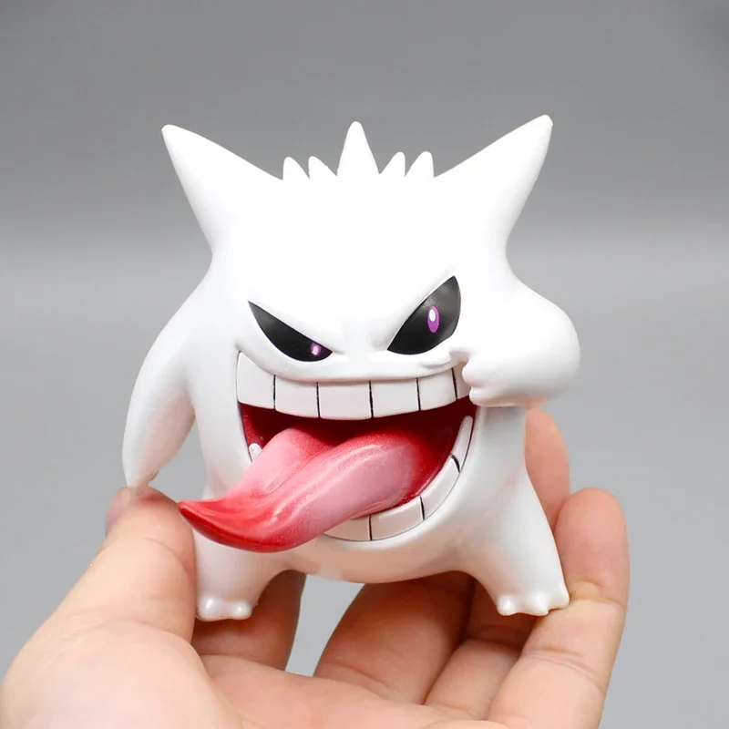 Figurine Pokémon Spit Out One's Tongue Gengar, modèle à collectionner, ornement en PVC, personnages d'anime, beurre, jouet pour enfants, cadeau