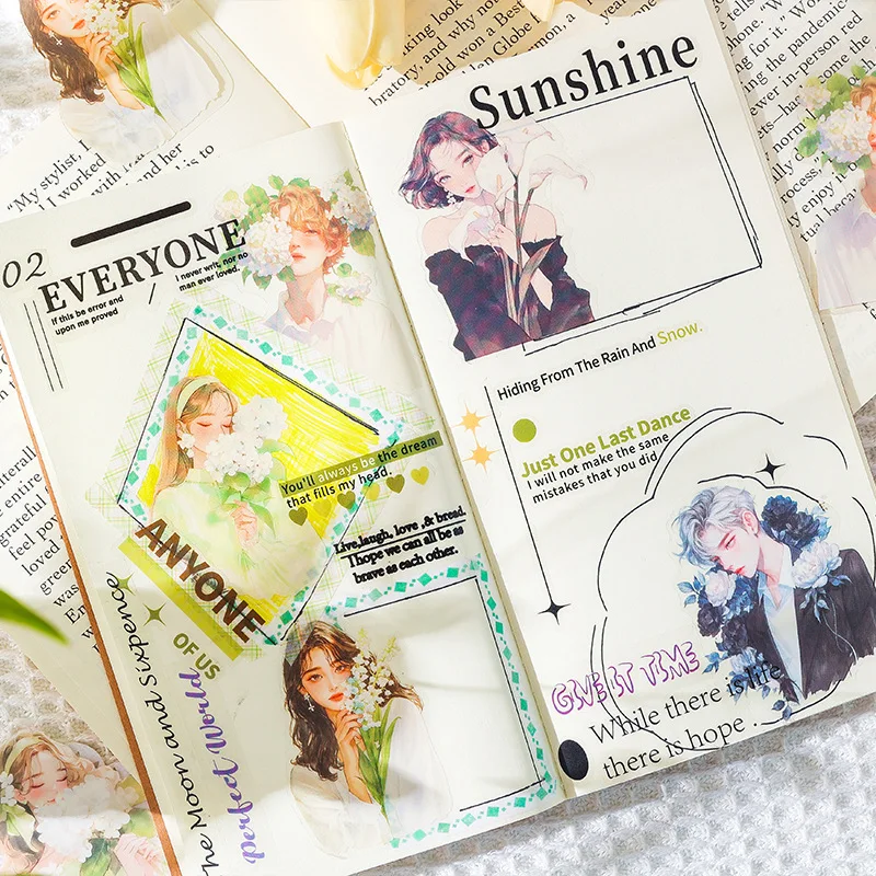 30 قطعة/1 مجموعة kawaii القرطاسية ملصق الشاي لغة ضوء أغنية غير المرغوب فيه مجلة الزخرفية سكرابوكينغ DIY بها بنفسك الحرفية ملصق