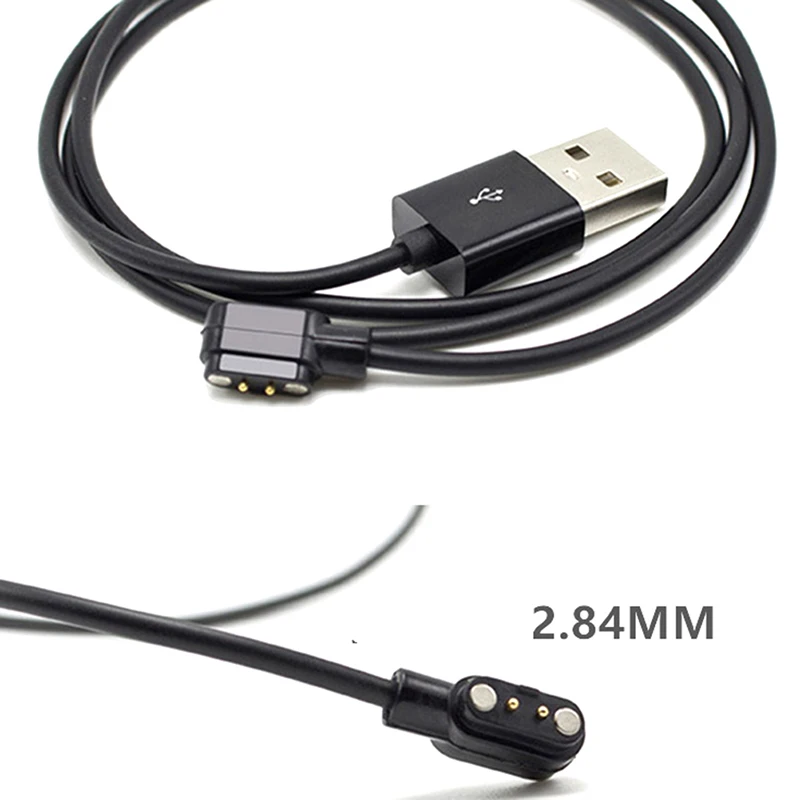 Magnetic Charger Charging Cable For Smart Watch with Magnetic Plug 2Pin 2.84MM