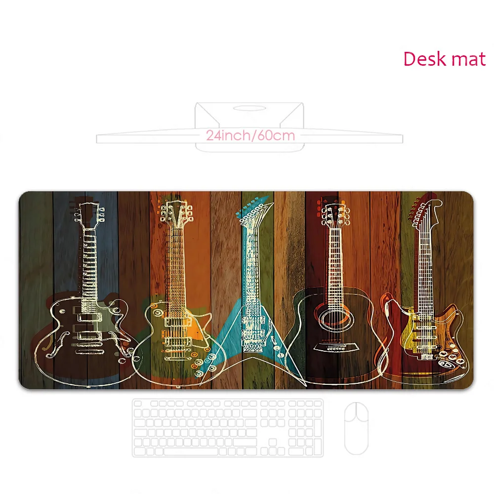 Fender Guitar Mousepad Mouse Mat Desk Mat Large Gaming Accessories Prime Gaming XXL Keyboard Pad