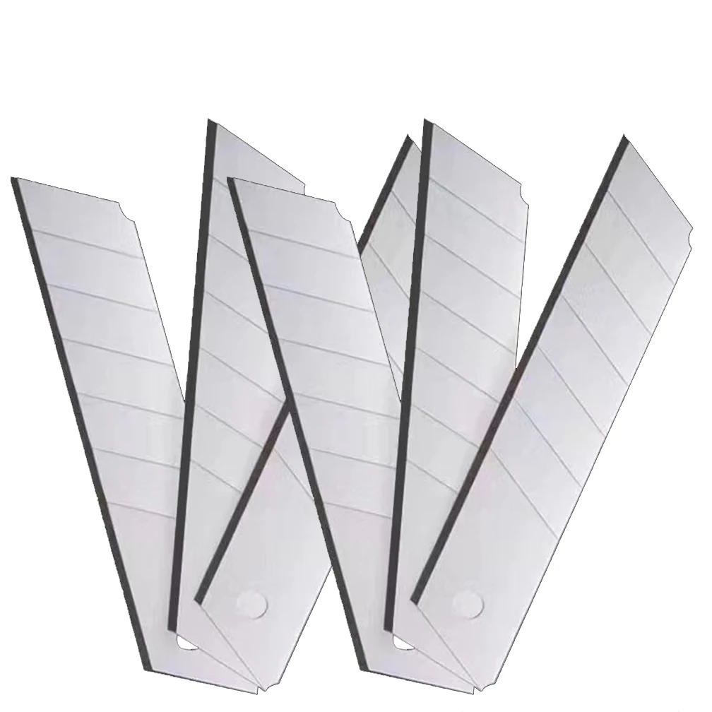 Imagem -05 - Faca Utilitária Retrátil de Cortador de Caixa Bolso Snap-off Corte de Papel de Corda Lâmina de 25 mm 50 Pcs Aço Inoxidável Sk5